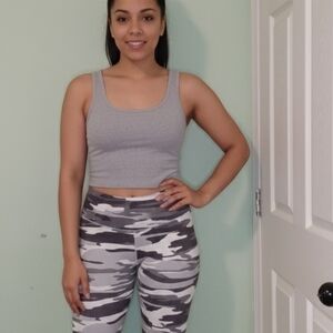 Reebok Gray Patterned Apparel